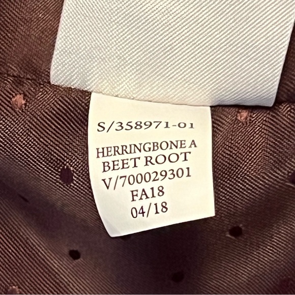 Banana Republic Tweed Blazer Women's Jacket Wine - Purple Wool Blend - Picture 11 of 13